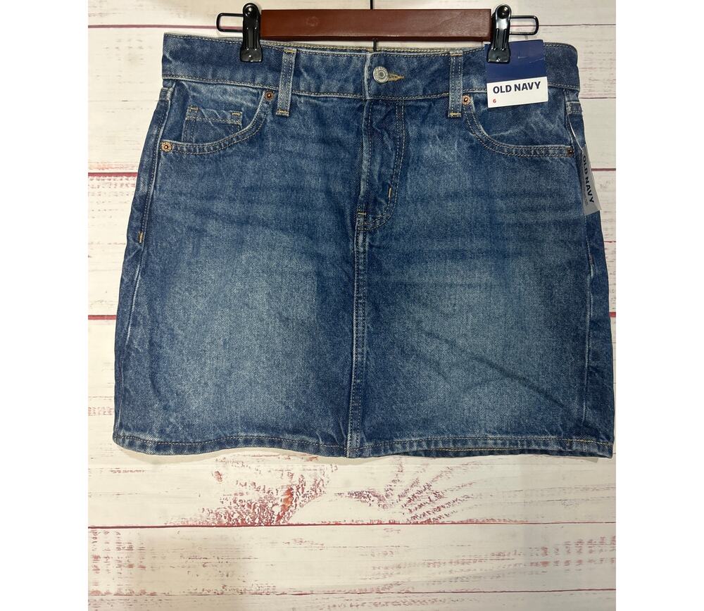 New Old Navy Mid Rise Denim Skirt | Women's Size 6